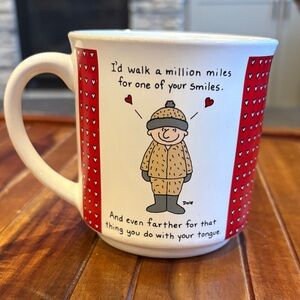 Vintage Funny Valentines/Love/Naughty Coffee Mug Dale Recycled Paper Products